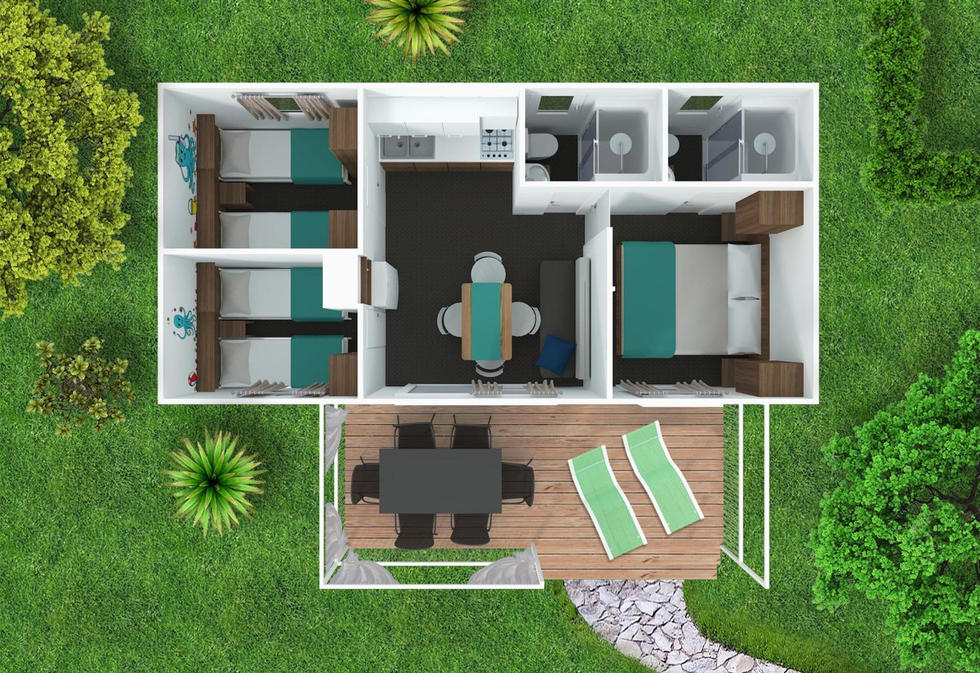 Aminess Planet Camping Holiday Homes Maravea Mareda Szoba fotó