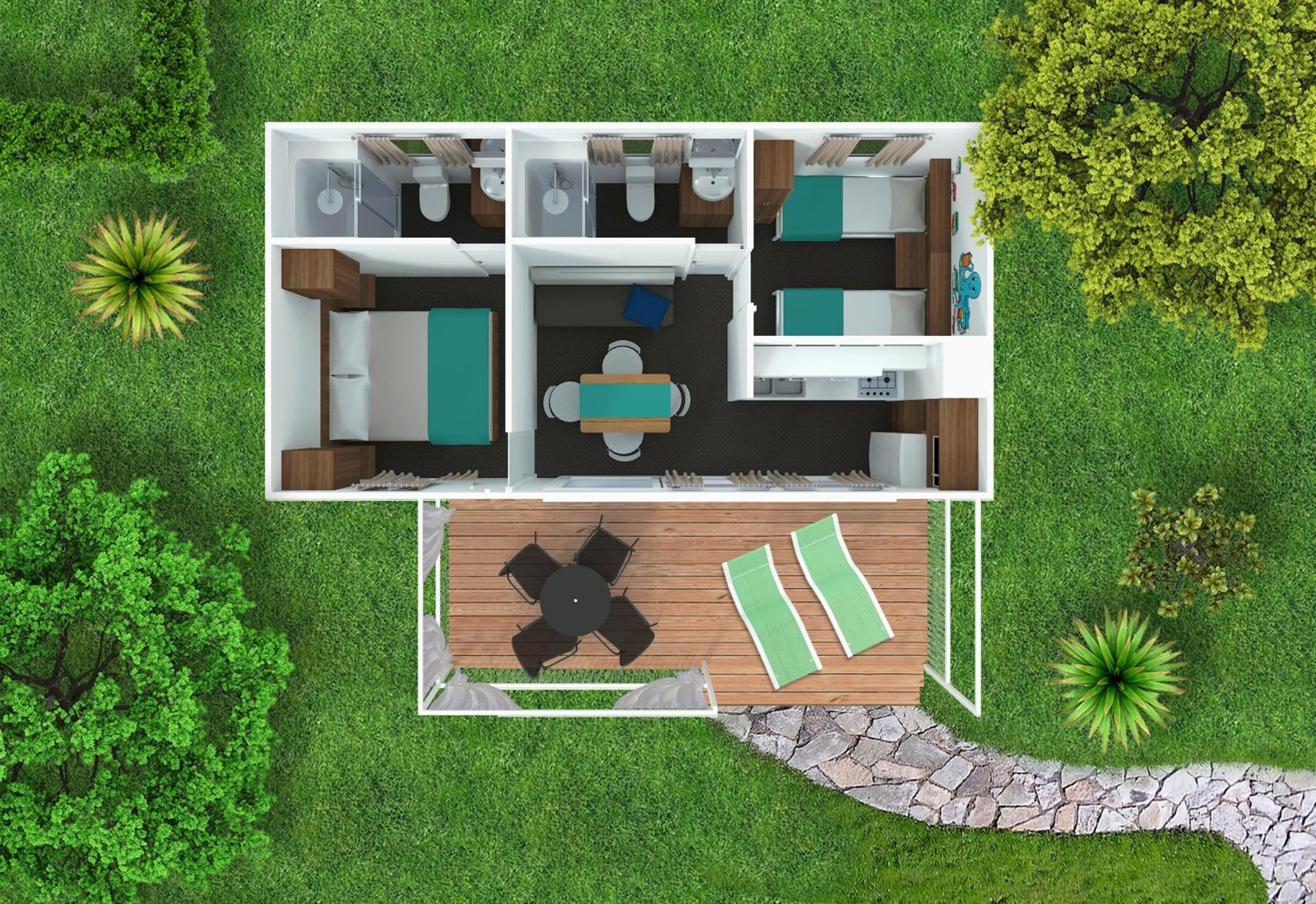 Aminess Planet Camping Holiday Homes Maravea Mareda Szoba fotó